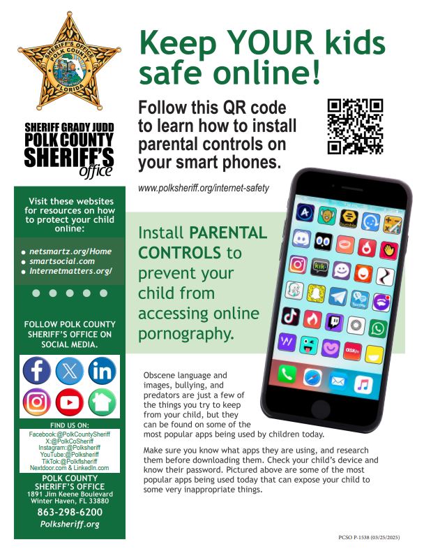 Internet Safety | Polk County Sheriff's Office